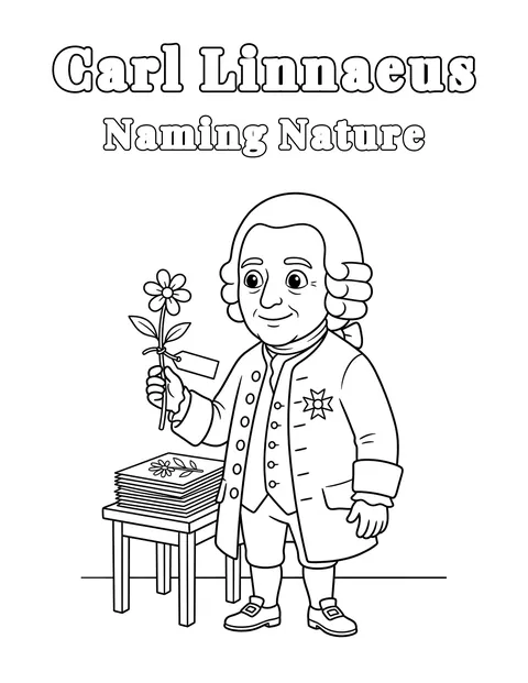 Coloring page preview: Naming Nature: How the World Agreed on What to Call Things